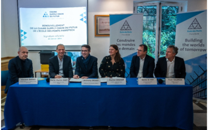 L’École des Ponts ParisTech renouvelle la chaire Supply Chain du Futur 